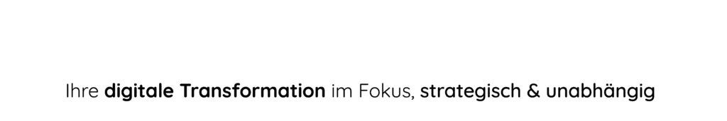 Digitale Transformationsprozesse
