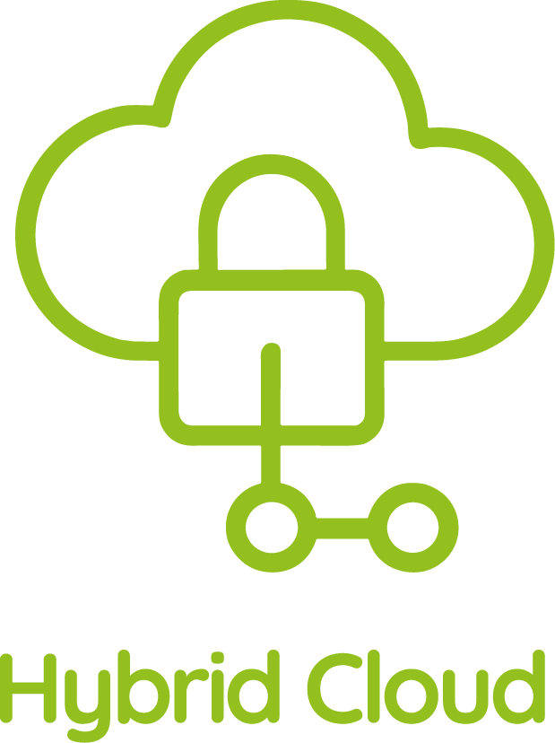 Hybrid Cloud Services Icon